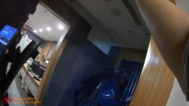 警方攻堅詐團其中1處招待所。民眾提供