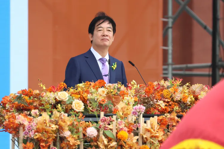 賴清德就職演說。彭欣偉攝