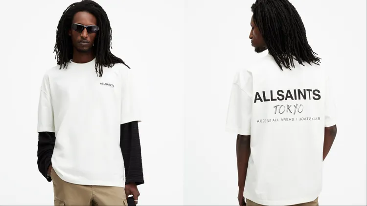 ALLSAINTS 亞洲限定東京T恤，3100元。品牌提供