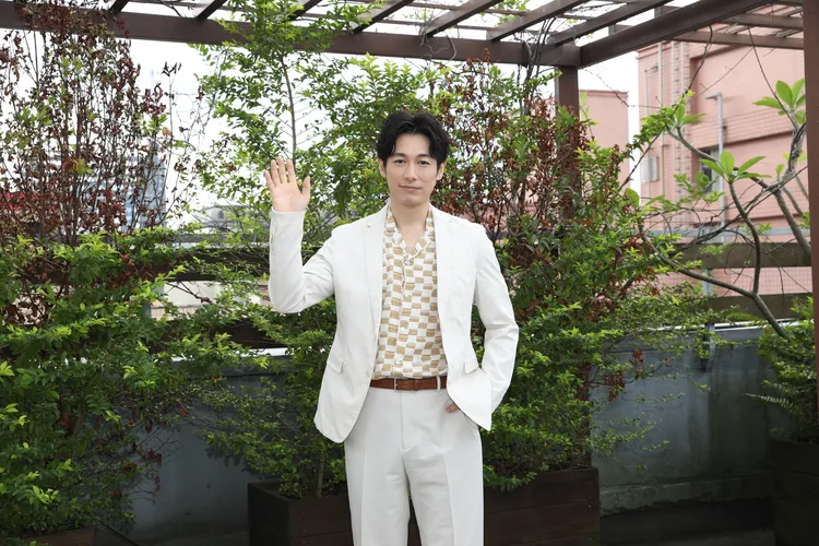 藤岡靛久違來台，中文依舊很流利。攝影中心攝