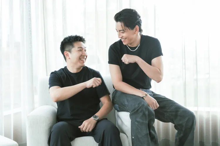 王大陸跟導演申奧合作新片《孤注一擲》。兩岸電影展提供