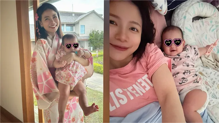 蘿莉塔時常分享育兒生活照。翻攝蘿莉塔臉書