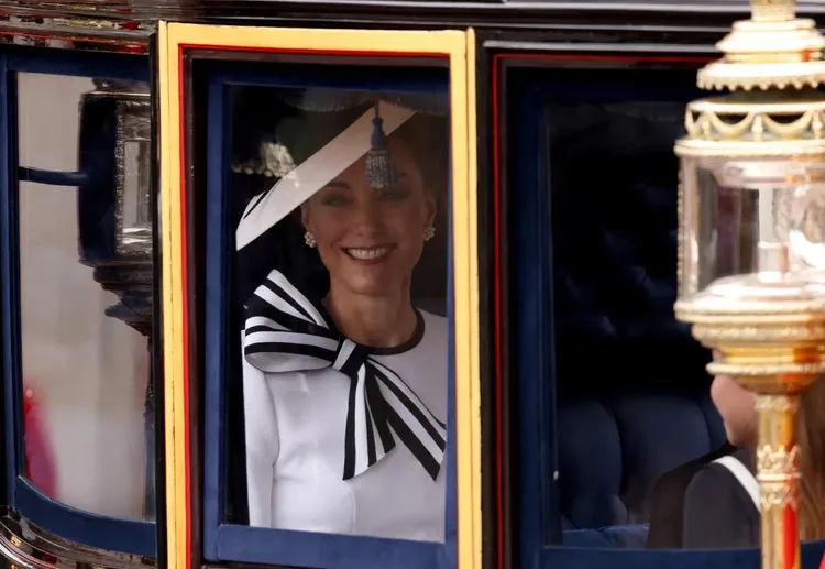 凱特王妃睽違近半年公開亮相。路透