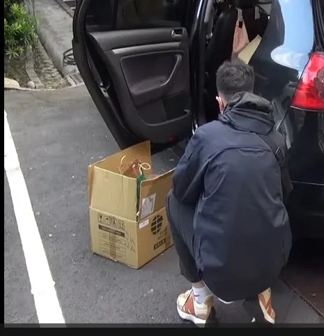 犯嫌在北屯廣天宮拜拜和附近交易毒品。翻攝畫面