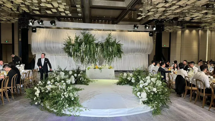 現場布置很有氣質。