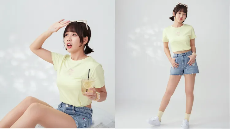 籃籃擔任FILA夏日形象大使。品牌提供