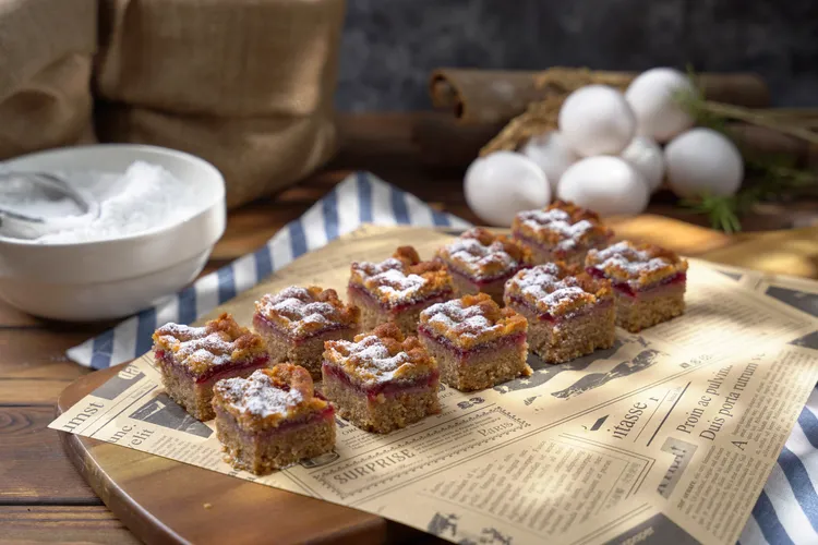 清爽且富有層次的「林茲塔」是不容錯過的經典甜點。業者提供