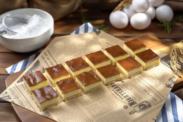 「德式起士蛋糕」選用德國知名的夸克起士，口感細緻且爽口。業者提供