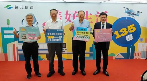 歡慶捷運突破135億人次　神秘大禮包送給你！