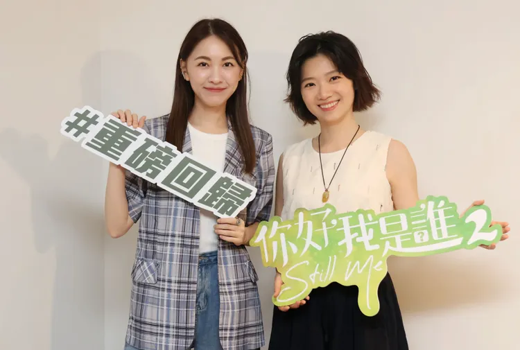 傅小芸（右 ）和林玟誼。莊宗達攝