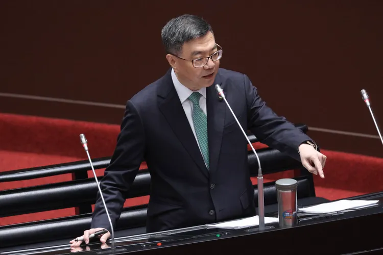 卓榮泰回應，「花蓮縣議會的質詢也很精采嘛，是你斷章取義啊」。資料照，記者彭欣偉攝