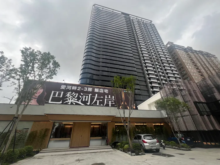 「巴黎河左岸」具備一級地段與國際建築團隊規劃優勢。葉家銘攝