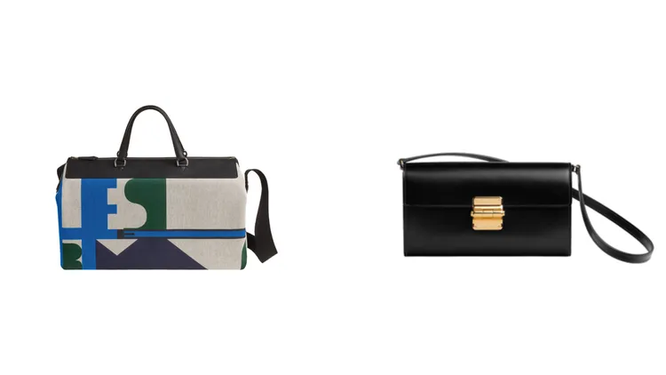 R.M.S WEEKENDER 提包（左）29萬8500元、CHARNIÈRE TO GO長夾（右）27萬7200元。品牌提供