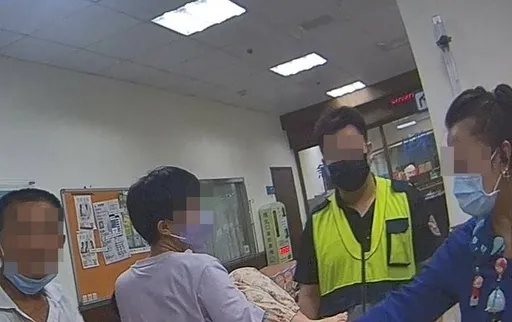 幼童身體不適家長心急求助　暖警騎開道護送就醫