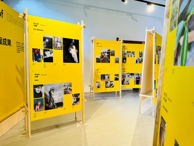 OPPO於松菸舉辦攝影展，展出偏鄉孩童用OPPO手機所拍攝的作品。趙筱文 攝影。