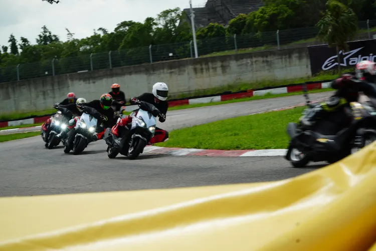 RTS R統規賽所使用的車款，立基RTS 135原廠基礎，搭載全新165c.c.水冷引擎的RTS R統規賽規格動力本體，最大馬力達16.5匹。林浩昇攝