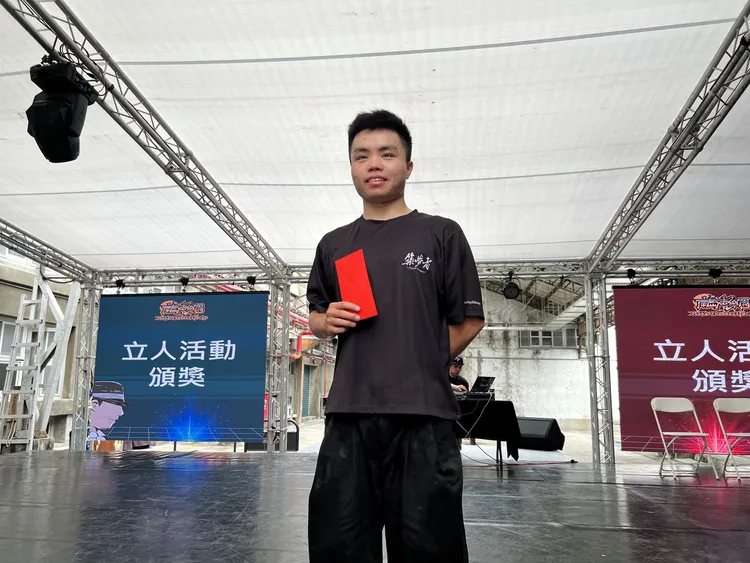 來自嘉義的李讚原以1分50秒奪冠。縣府提供