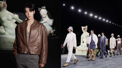 男裝周|車銀優皮衣短褲襯帥臉 著迷DIOR春夏工藝的頌歌