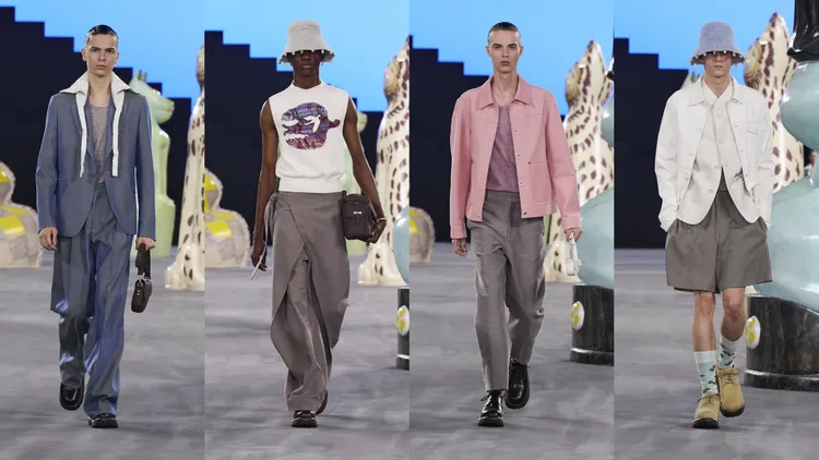 DIOR 2025春夏男裝大秀。品牌提供