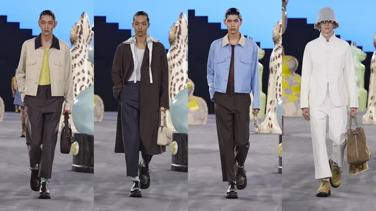 DIOR 2025春夏男裝大秀。品牌提供