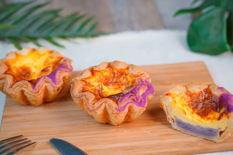 芋泥千層蛋塔88元。業者提供