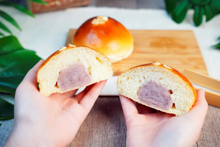 福爾摩沙芋泥包46元。業者提供