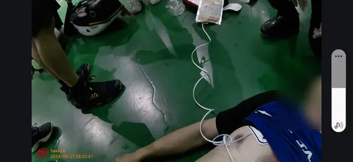 花蓮36歲男打籃球突倒地休克 幸遇3醫師同場運動!神救援撿回一命