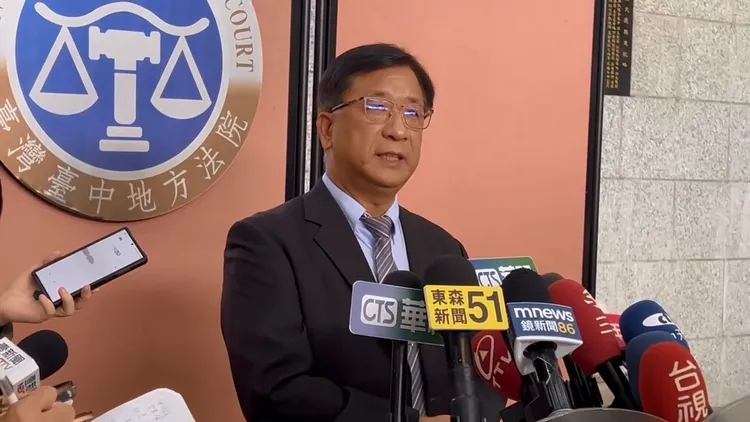 台中地院庭長李進清說明判決理由。鮮明攝