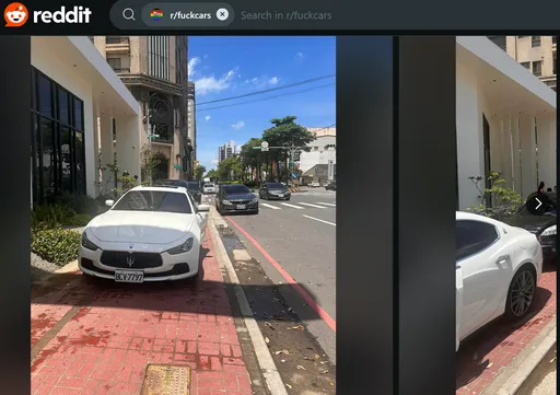 外國人好奇：人行道是給車停的？　台駕駛素質好丟臉