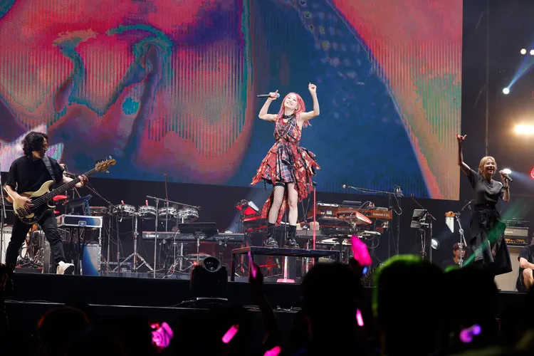 LiSA今晚在林口開唱，9000個座位座無虛席。好玩國際文化提供