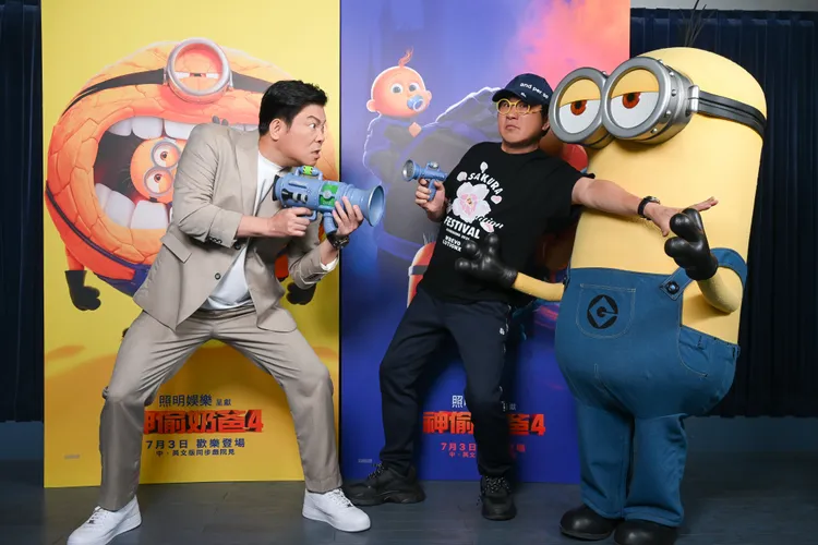 胡瓜（右）和曾國城。UIP提供