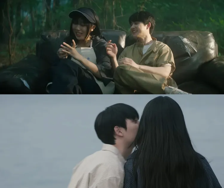 D.O.合唱李泳知的《Small Girl》，還跨刀拍攝MV，最後一幕偷親她臉頰，引起網友熱烈討論。翻攝YouTube