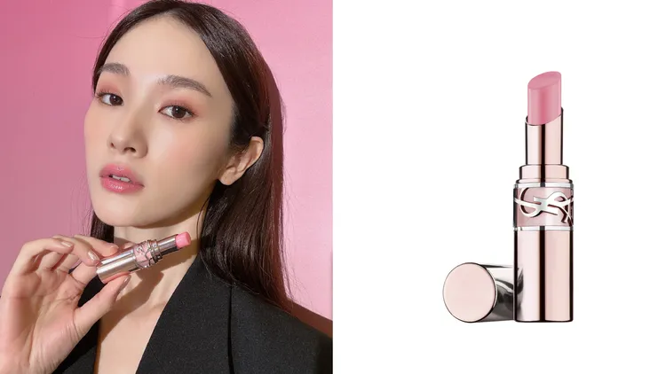 YSL全新情挑誘光潤唇膏#1。品牌提供