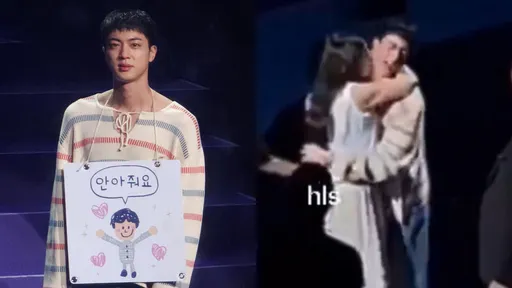 BTS JIN退伍擁抱會遭襲吻!粉絲痛罵「性騷擾」要公司提告