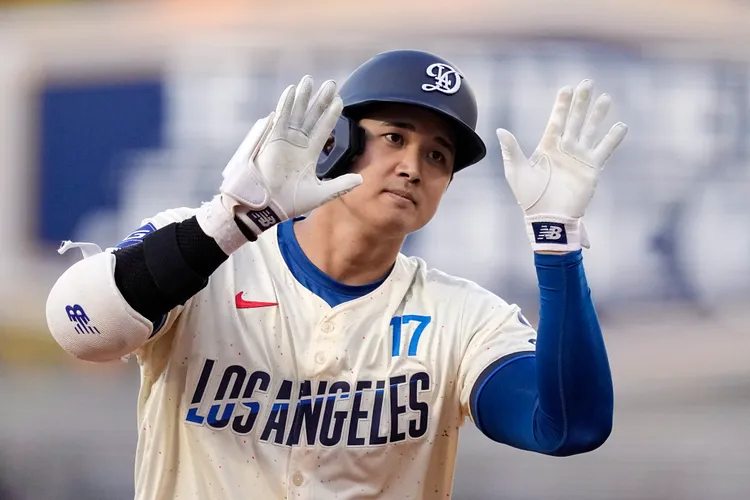大谷翔平。美聯社