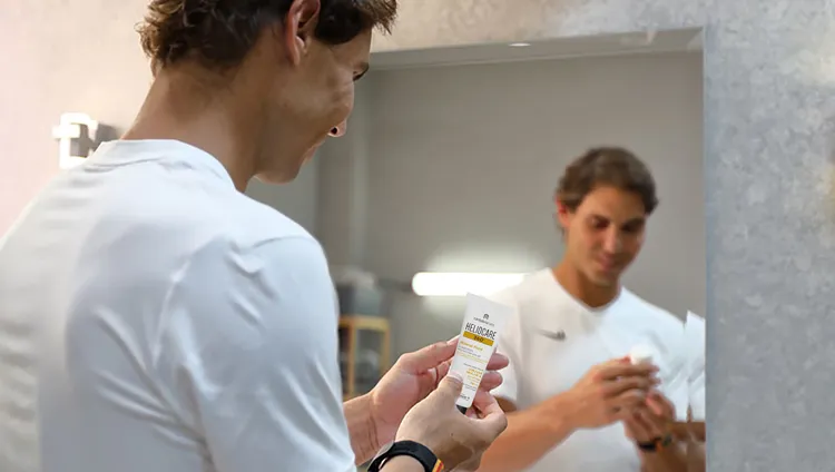 網壇傳奇名將、「紅土之王」納達爾的指定防曬品為專業品牌杜克。品牌提供