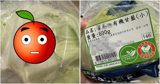 賣場買菜驚見「超大菜蟲」 活跳跳影片曝光!網友:也太有機了