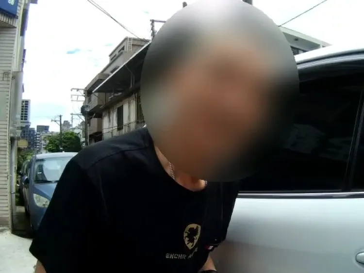 警方逮捕開車的黃姓男子。桃園警分局提供