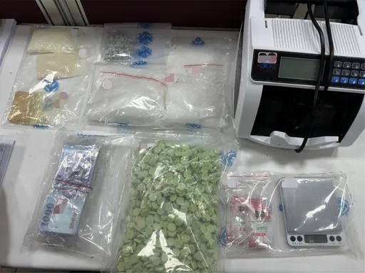 竹北警查緝社區毒品犯罪建功 起獲2500公克新型毒品