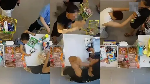 超扯！男童偷糖果謊稱店員給的　結局竟是業者被迫下跪磕頭認錯