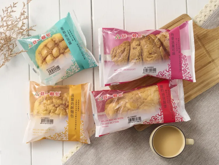 ▲統一麵包菠蘿系列麵包，每款都超美味，快一起去7-ELEVEN用銅板包辦早餐下午茶吧！