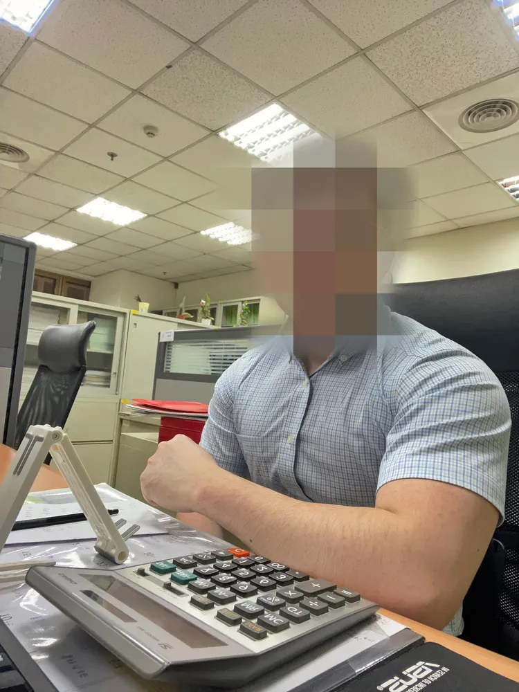 台鐵財務處H姓科長。取自台鐵H姓科長FB