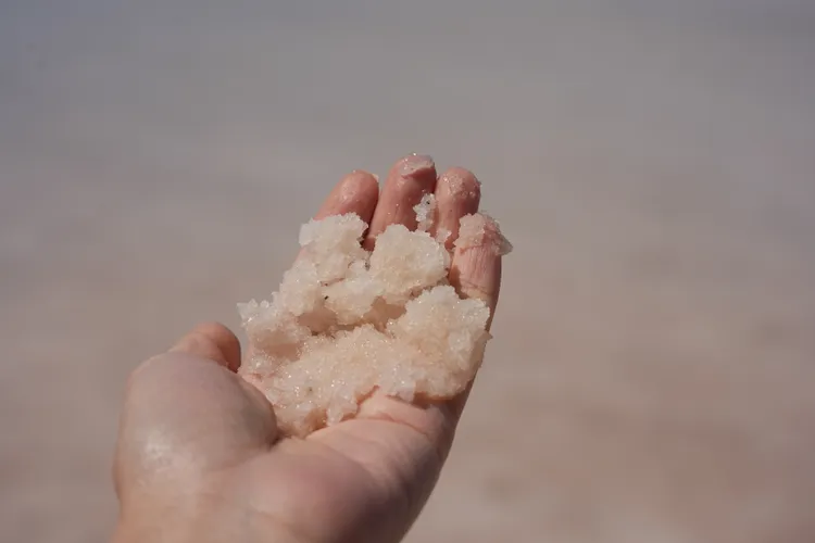 圖茲湖為土耳其第二大湖，也是重要的鹽產地。S.H.攝