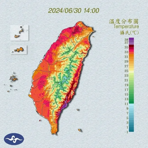 可怕高溫來了！台東金崙飆今年最高溫41℃　台北社子衝39℃