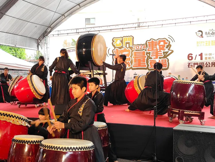 鼓藝節表演令現場民眾感到震撼。公所提供