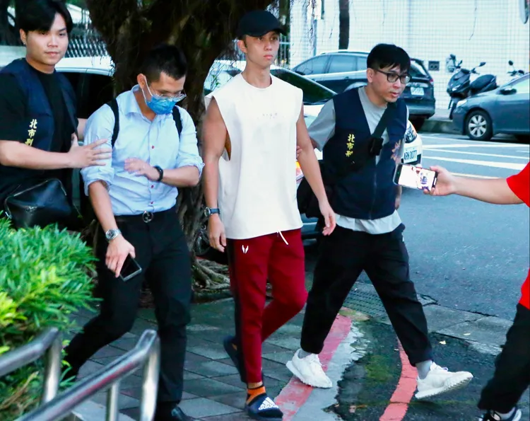 孫安佐被移送北檢複訊。陳建岐攝