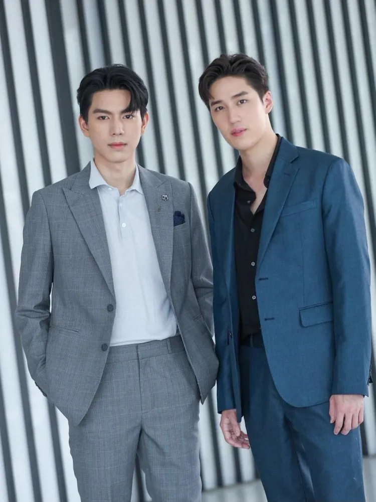 Tor（右）笑說劇中跟Bright是死對頭。緯來育樂台提供