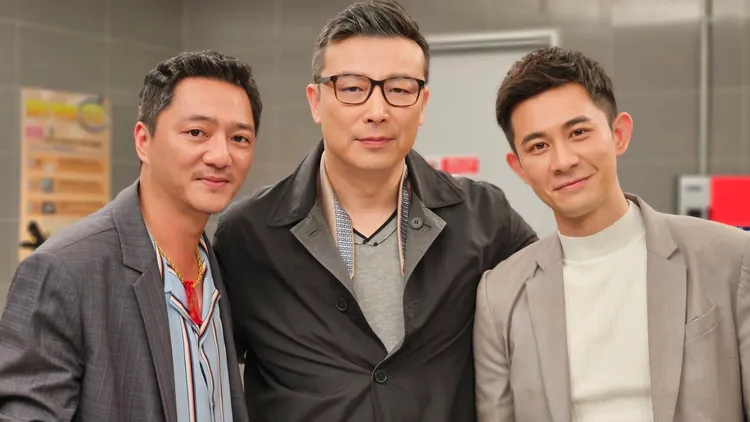 藍葦華（左起）、林煒、曾子益。民視提供