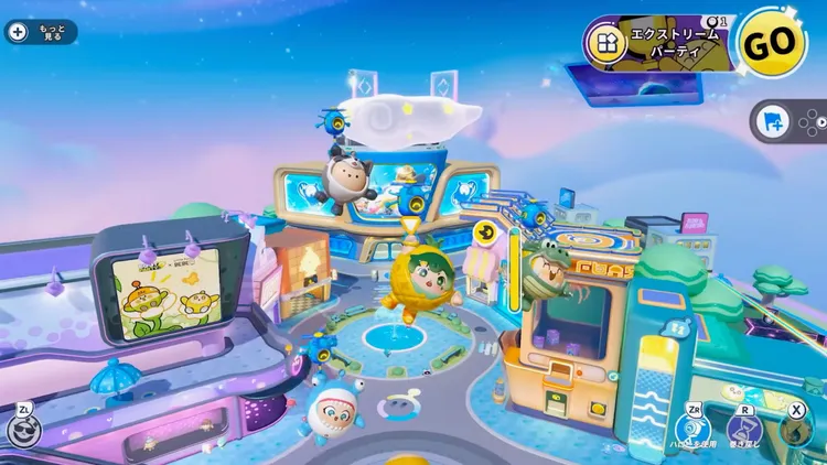 《蛋仔派對》遊戲關卡與畫面相當豐富。翻攝Nintendo YouTube。