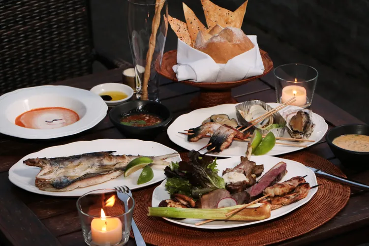 涵碧樓星光BBQ讓賓客感受夏日的悠閒時光。業者提供